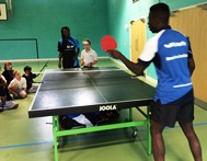 Olympic athlete promotes Table Tennis club