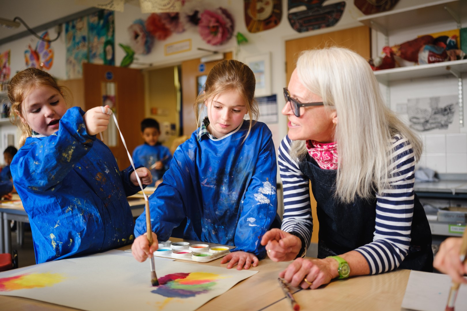 Photo of the school art studio